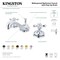 Kingston Brass KS1168AX 8" Widespread Bathroom Faucet, Brushed Nickel KS1168AX - alternate 2